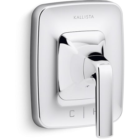 Kallista Per Se Lever Handle Thermostatic Valve Trim - Less Rough In Polished Chrome