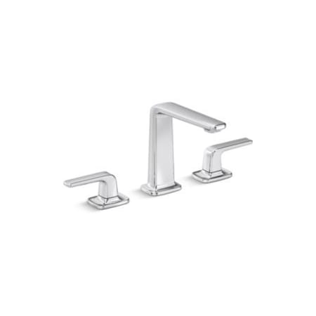 Kallista Per Se 1.2 GPM Widespread Bathroom Faucet with Tall spout Polished Chrome