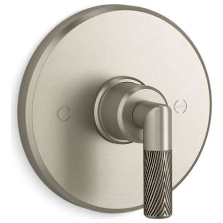 Kallista Pinna Paletta Thermostatic Valve Trim Only - Less Rough In with Lever Handle Brushed Nickel