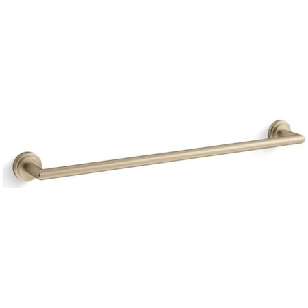 Kallista Pure Paletta by LK 24" Towel Bar Brushed French Gold