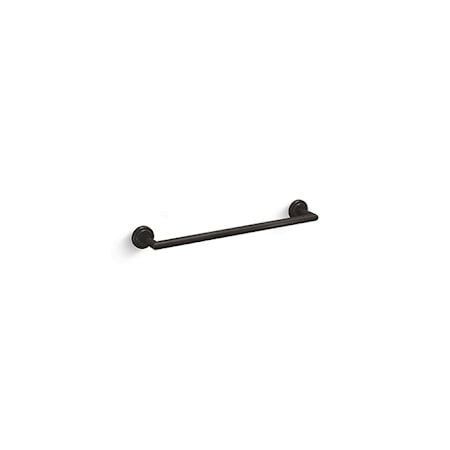 Kallista Pure Paletta by LK 18" Wall Mounted Towel Bar Antique Bronze