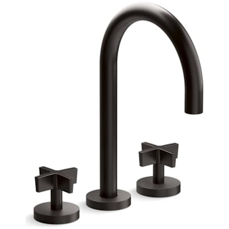 Kallista One Deck Mounted Roman Tub Filler Brushed Graphite