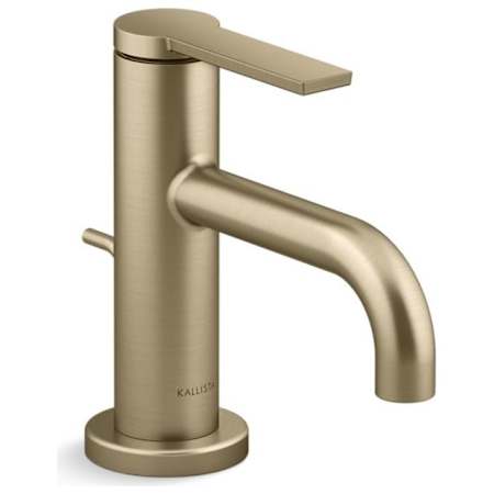 Kallista One 1.2 GPM Single Hole Bathroom Faucet Brushed French Gold