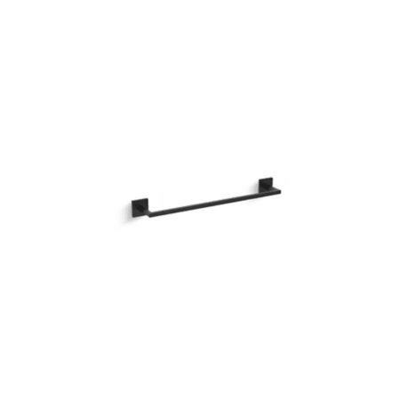 Kallista Grid 18" Towel Bar Matte Black