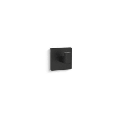 Kallista Grid Single Robe Hook Matte Black