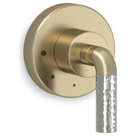 Kallista One Single Handle Volume Control Valve Trim - Less Valve Brushed French Gold / Nickel Silver Accents