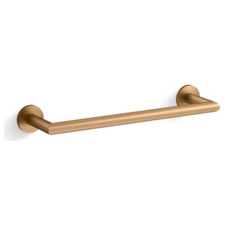 Kallista Aileron 12" Towel Bar Blush Brass