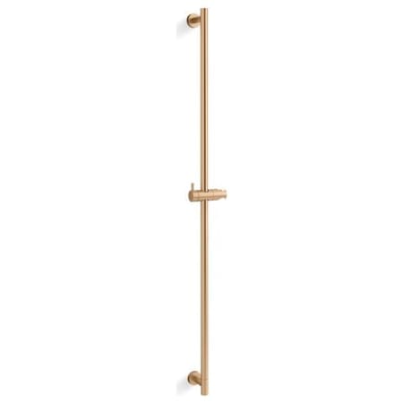 Kallista Foundations Modern 41-5/16" Round Slidebar Blush Brass