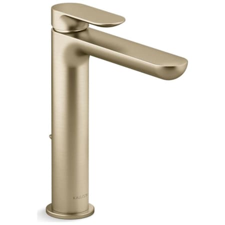 Kallista 002 Single Hole Bathroom Faucet Brushed French Gold