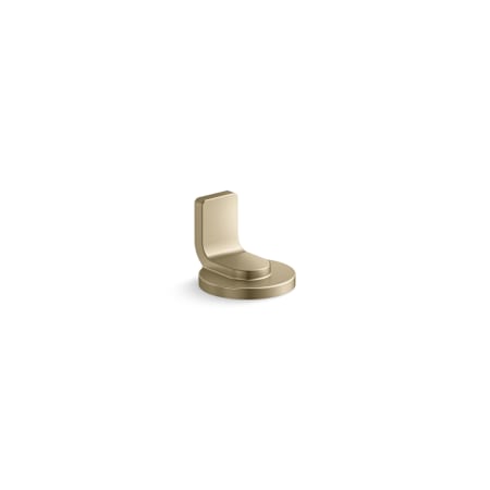 Kallista Guise Collection Deck Mounted Diverter with Single Lever Handle - Less Rough In Brushed French Gold