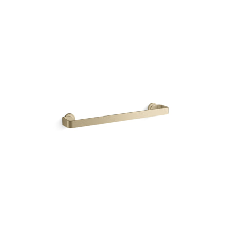 Kallista Guise Collection 18" Towel Bar Brushed French Gold