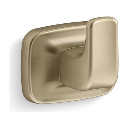 Kallista Per Se Single Robe Hook Brushed French Gold
