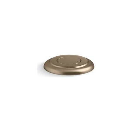 Kallista Foundations Garbage Disposal Air Switch Kit Brushed Bronze