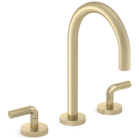 Kallista One 1.2 GPM Widespread Bathroom Faucet Brushed French Gold