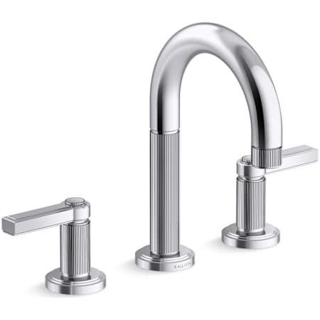 Kallista Vir Stil by L Kirar 1.2 GPM Widespread Bathroom Faucet Polished Chrome