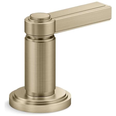 Kallista Vir Stil by L Kirar 2 Function Diverter Valve Trim - Less Valve Brushed French Gold