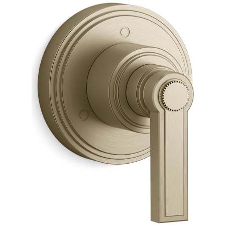 Kallista Vir Stil by L Kirar Single Handle 3 Function Diverter Valve Trim - Less Valve Brushed French Gold