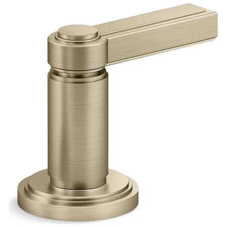 Kallista Vir Stil Minimal 2 Function Diverter Valve Trim - Less Valve Brushed French Gold