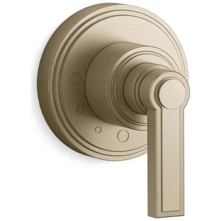 Kallista Vir Stil Minimal Single Handle Volume Control Valve Trim - Less Valve Brushed French Gold
