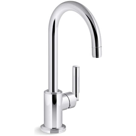 Kallista Vir Stil Minimal 1.5 GPM Single Hole Bar Faucet Polished Chrome
