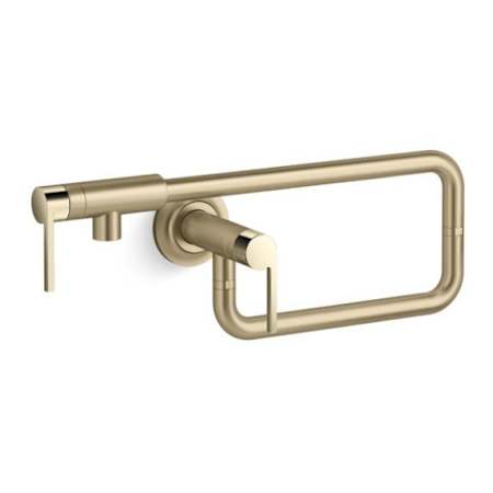 Kallista Juxtapose Pot Filler Brushed French Gold