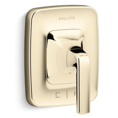 Kallista Per Se Lever Handle Volume Control Valve Trim - Less Rough In French Gold
