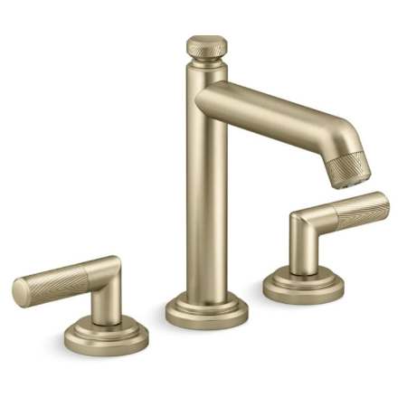 Kallista Pinna Paletta by LK Deck Mounted Roman Tub Filler Brushed French Gold