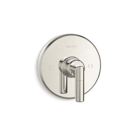Kallista Pure Paletta Thermostatic Valve Trim Only - Less Rough In with Lever Handle Polished Nickel