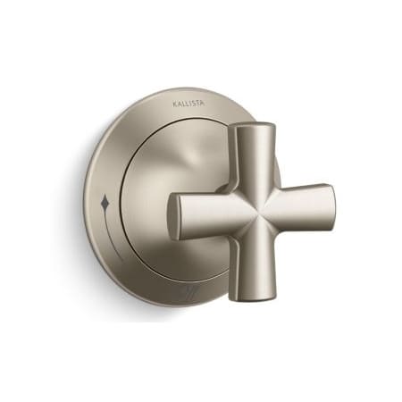 Kallista Script Thermostatic Volume Control Valve Trim Only - Less Rough In Brushed Bronze