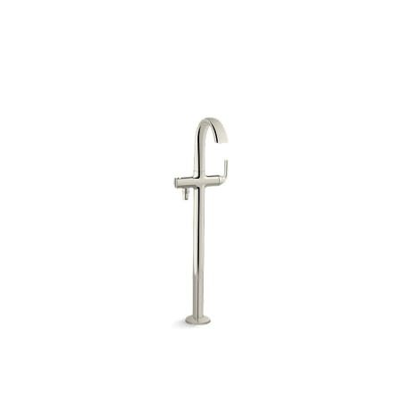 Kallista Script Floor Mounted Tub Filler Polished Nickel