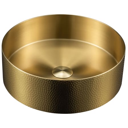 Karran USA Cinox 15" Circular Stainless Steel Vessel Bathroom Sink Gold