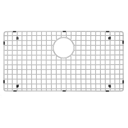 Karran USA 29" L x 15-1/8" W Stainless Steel Basin Rack with Protective Bumpers for Quartz Sink Stainless Steel