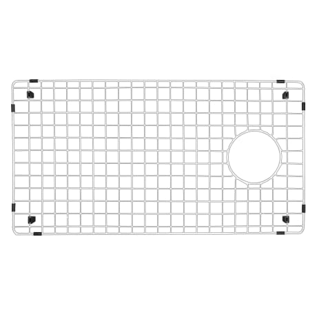 Karran USA 27-1/2" L x 14-3/4" W Stainless Steel Basin Rack with Protective Bumpers for Quartz Sink Stainless Steel