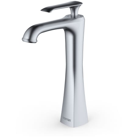 Karran USA Woodburn 1.2 GPM Vessel Single Hole Bathroom Faucet with Pop-Up Drain Assembly Stainless Steel