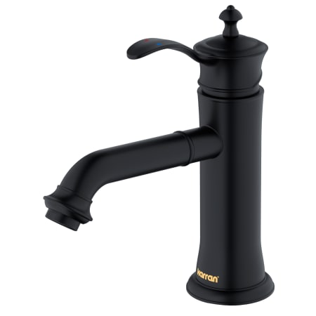 Karran USA Vineyard 1.2 GPM Single Hole Bathroom Faucet Matte Black