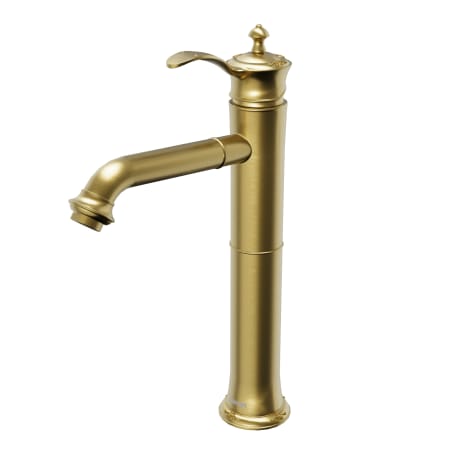 Karran USA Vineyard 1.2 GPM Vessel Single Hole Bathroom Faucet Brushed Gold