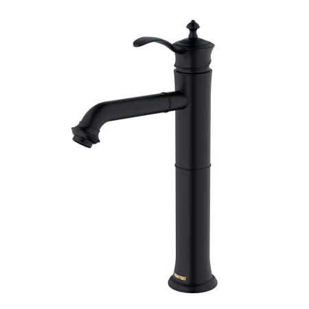 Karran USA Vineyard 1.2 GPM Vessel Single Hole Bathroom Faucet Matte Black