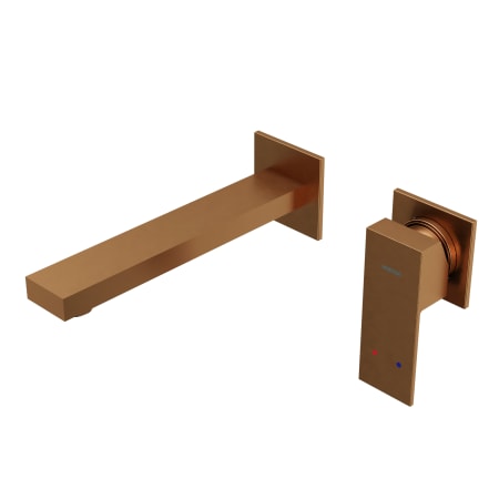 Karran USA Alberton 1.5 GPM Wall Mounted Centerset Bathroom Faucet Brushed Copper