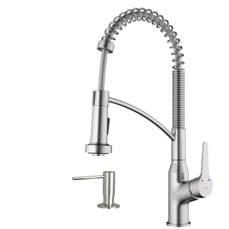 Karran USA Scottsdale 1.8 GPM Single Hole Kitchen Faucet Stainless Steel