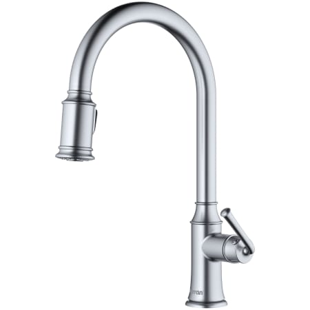 Karran USA Auburn 1.8 GPM Single Hole Kitchen Faucet Stainless Steel