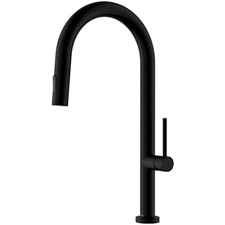 Karran USA Brynford 1.8 GPM Single Hole Pull Down Kitchen Faucet with 2 Spray Functions Matte Black
