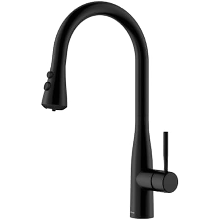 Karran USA Faraday 1.8 GPM Single Hole Pull Down Kitchen Faucet with 3 or 5 Function Sprayhead Matte Black