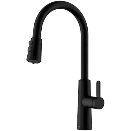 Karran USA Elmsworth 1.8 GPM Single Hole Pull Down Kitchen Faucet with 3 or 5 Function Sprayhead Matte Black