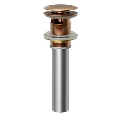 Karran USA Karran PUOF25 Pop-Up Vanity Bowl Drain with Overflow Brushed Copper