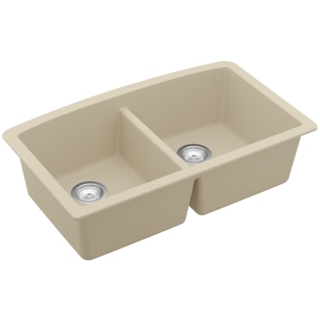 Karran USA Quartz QU 32" Undermount Double Basin Quartz Composite Kitchen Sink Bisque