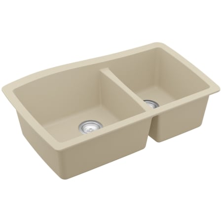 Karran USA Quartz QU 33-1/2" Undermount Double Basin Quartz Composite Kitchen Sink Bisque