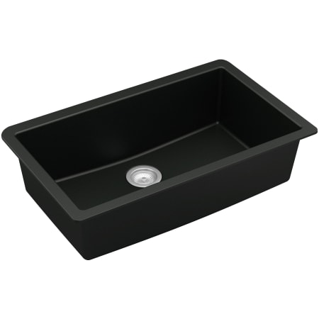 Karran USA Undermount 32-1/2" Large Single Bowl Quartz/Granite Kitchen Sink Black