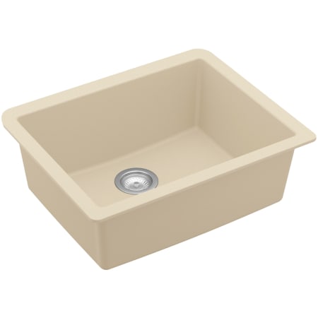 Karran USA Quartz QU 24-3/8" Undermount Single Basin Quartz Composite Kitchen Sink Bisque