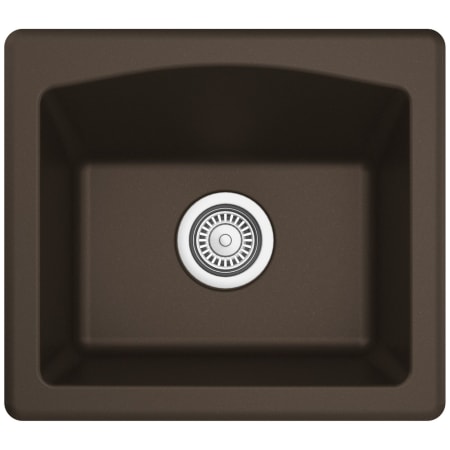 Karran USA Quartz Top Mount Sinks 18" Undermount Single Basin Quartz Composite Kitchen/Bar Sink Brown