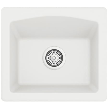 Karran USA Quartz Top Mount Sinks 18" Undermount Single Basin Quartz Composite Kitchen/Bar Sink White